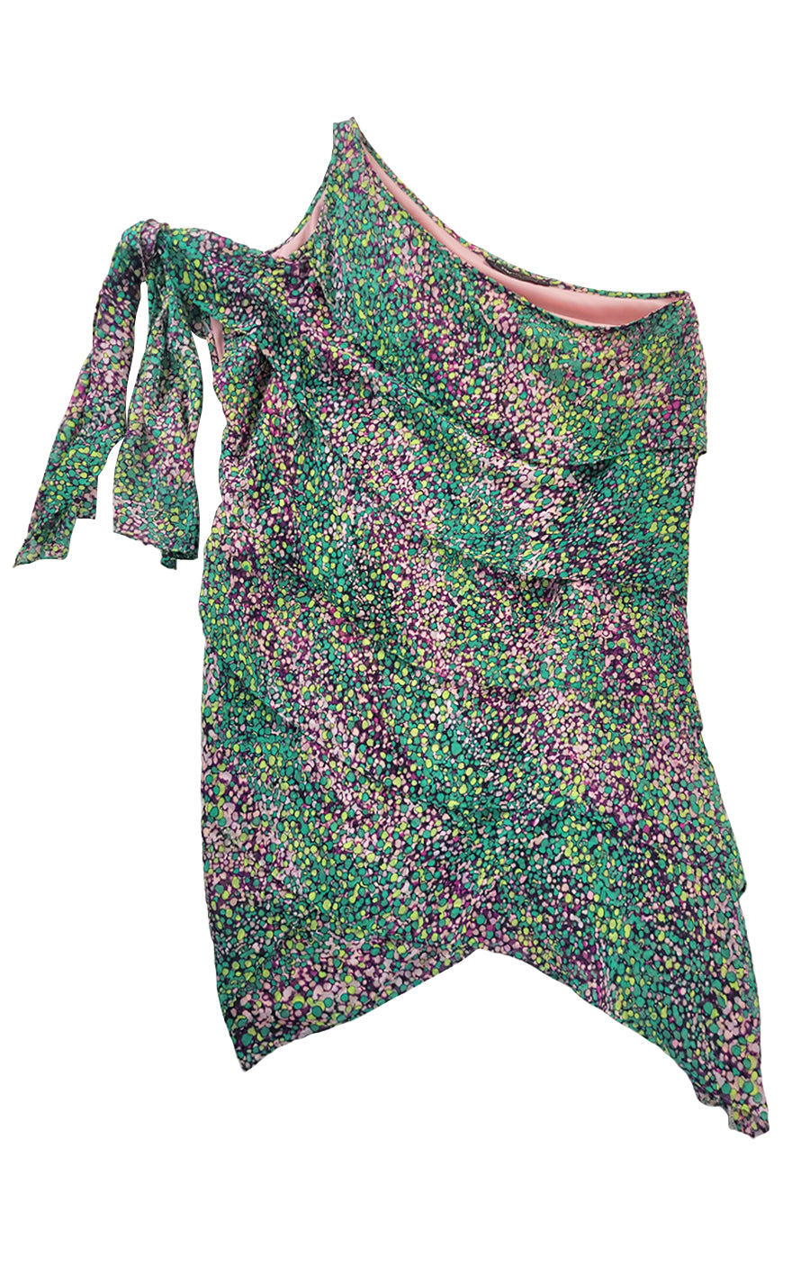 Dress to Impressionism Silk Dress