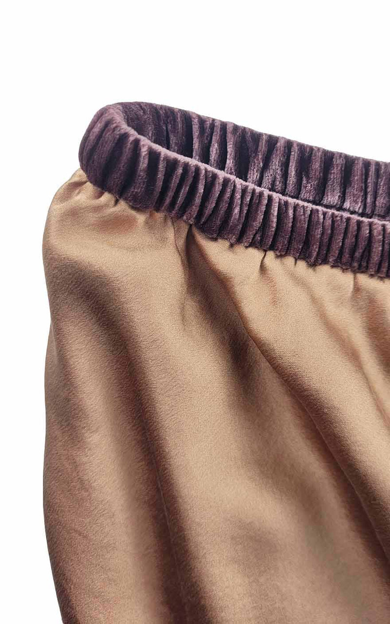 Brûléed Silk Skirt