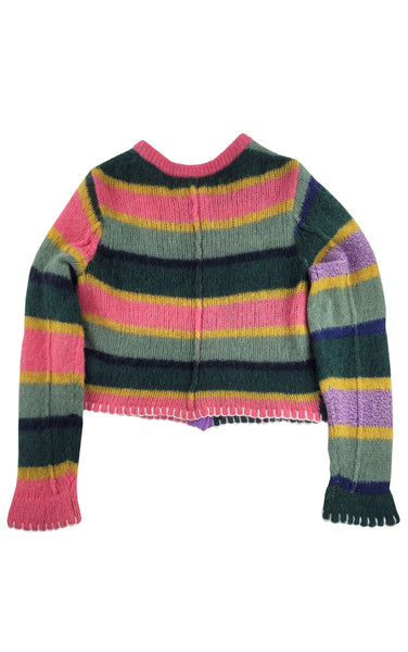 YanYan Knits Alpaca Stripe Cardigan