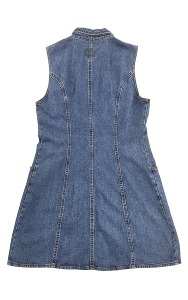 Essential Sleeveless Denim Dress