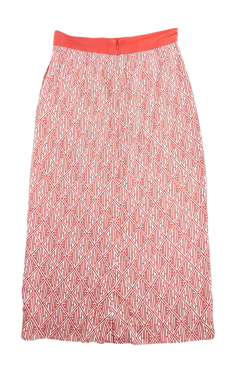 Silk Geometry Skirt