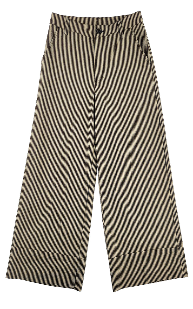 GANNI Hickory Striped Trousers