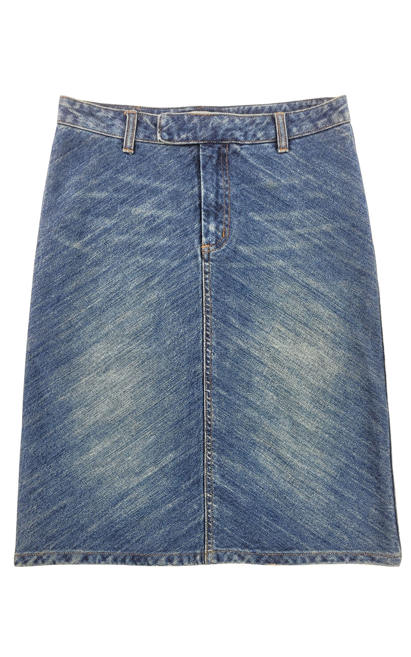Straight Cut 00s Jean Skirt