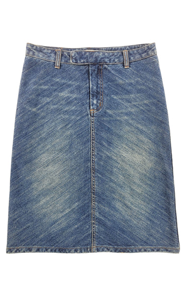 Straight Cut 00s Jean Skirt