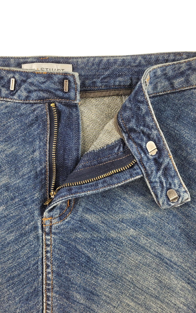 Straight Cut 00s Jean Skirt