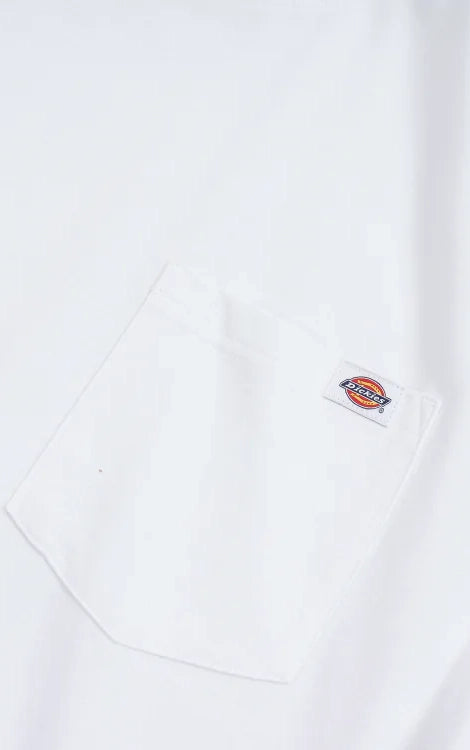 Short Sleeve Heavyweight Pocket Tee in White