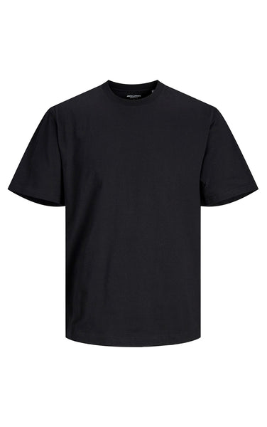 Relaxed Short Sleeve Tee in Black