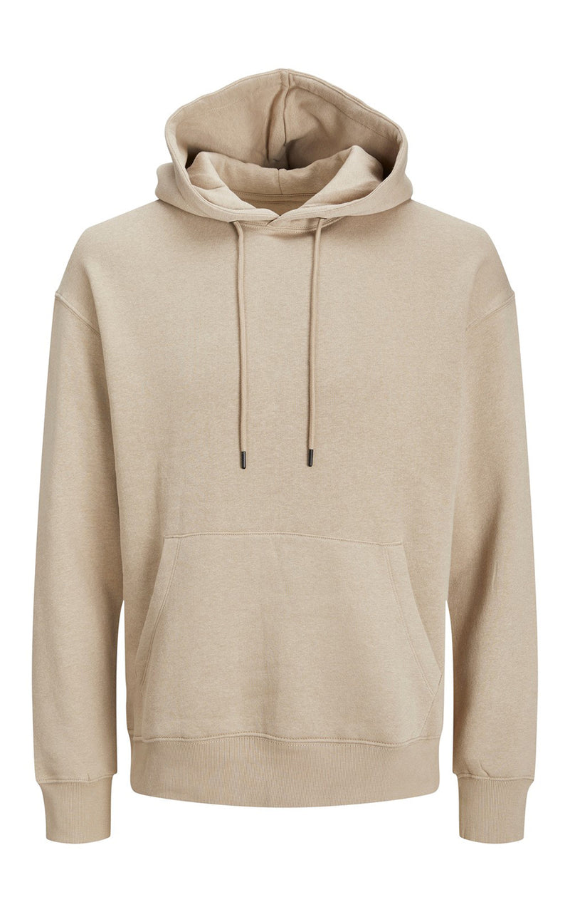 Star Relaxed Pullover Hoodie in Crockery
