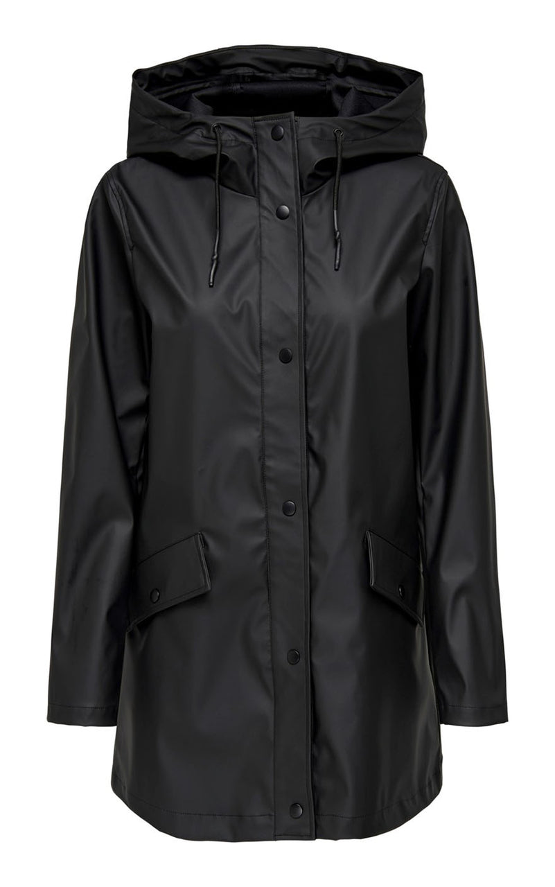 Elisa Raincoat in Black