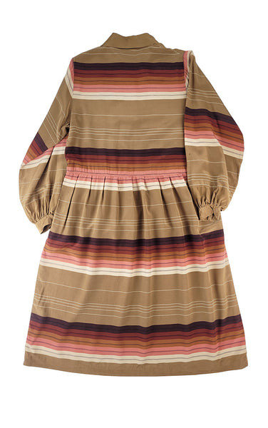 Silk OLEG CASSINI Stripe Dress